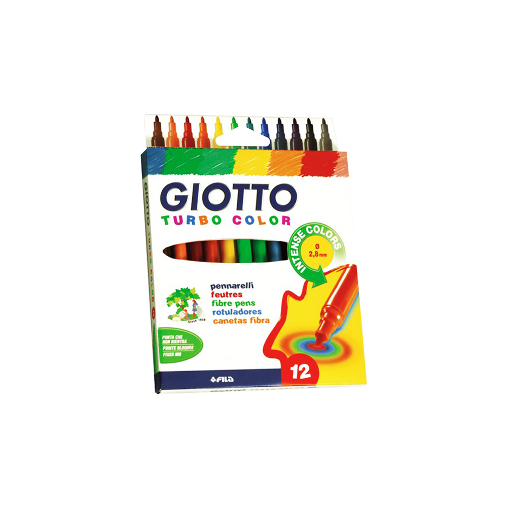 ΜΑΡΚ. 12 ΧΑΡΤ. ΚΟΥΤΙ ΛΕΠΤΟΙ GIOTTO  45815
