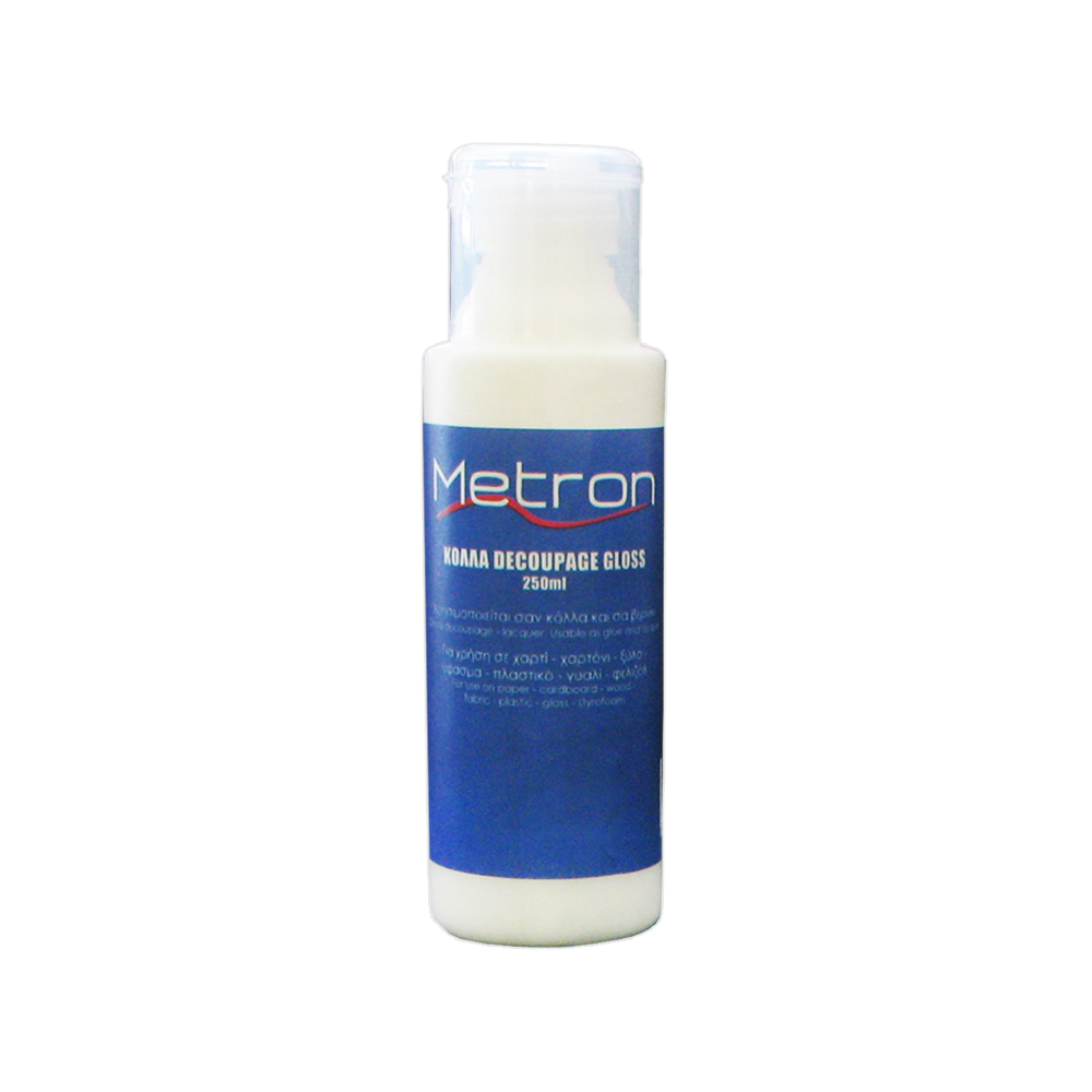 METRON ΚΟΛΛΑ DECOUPAGE ΜΠΟΥΚΑΛΙ 250ml