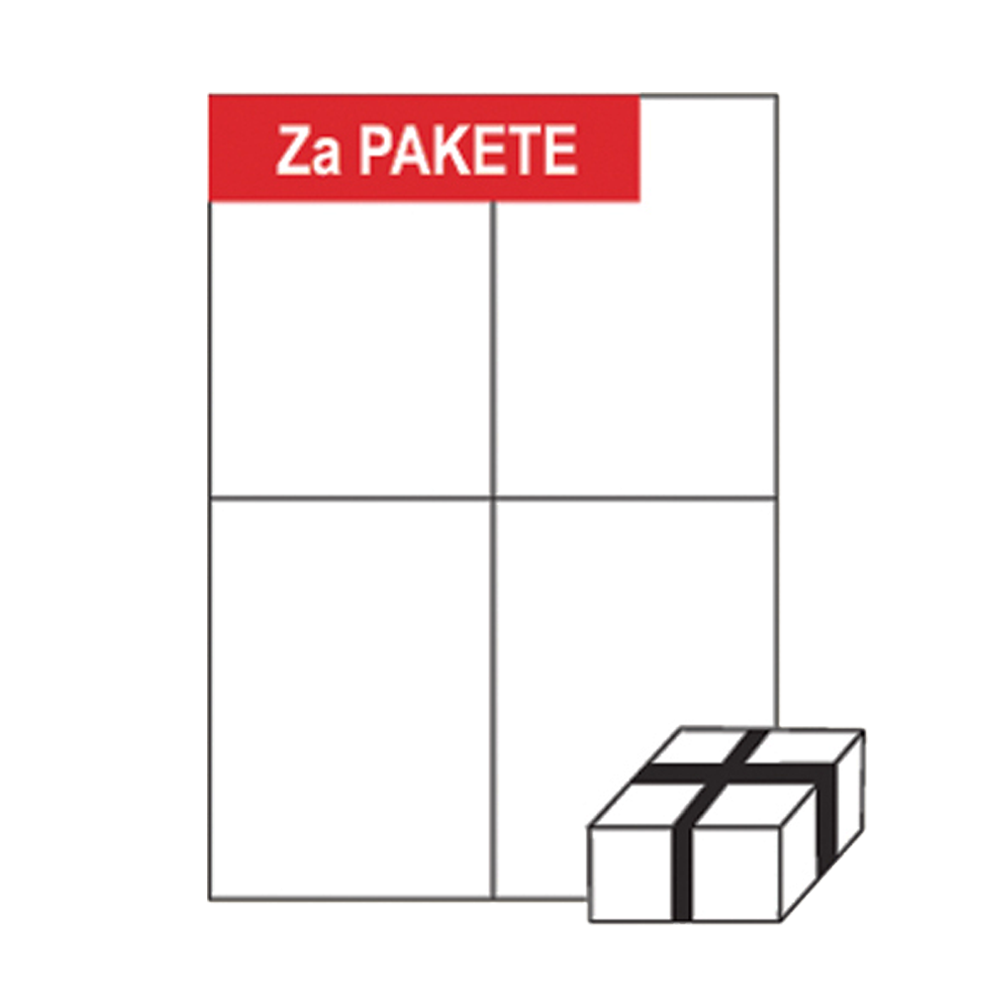 SOREX ΕΤΙΚΕΤΕΣ ΑΥΤΟΚ. ΕΚΤΥΠ. 2x2 100Φ A4 105x148mm 105148