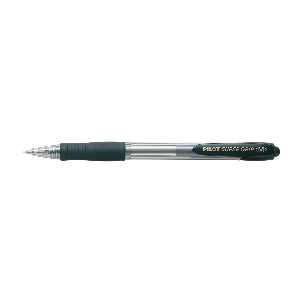 PILOT ΣΤΥΛΟ SUPER GRIP MEDIUM ΜΑΥΡΟ 12Τ.