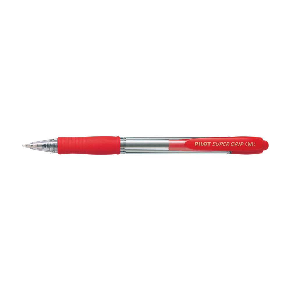 PILOT ΣΤΥΛΟ SUPER GRIP MEDIUM ΚΟΚΚΙΝΟ 12Τ.