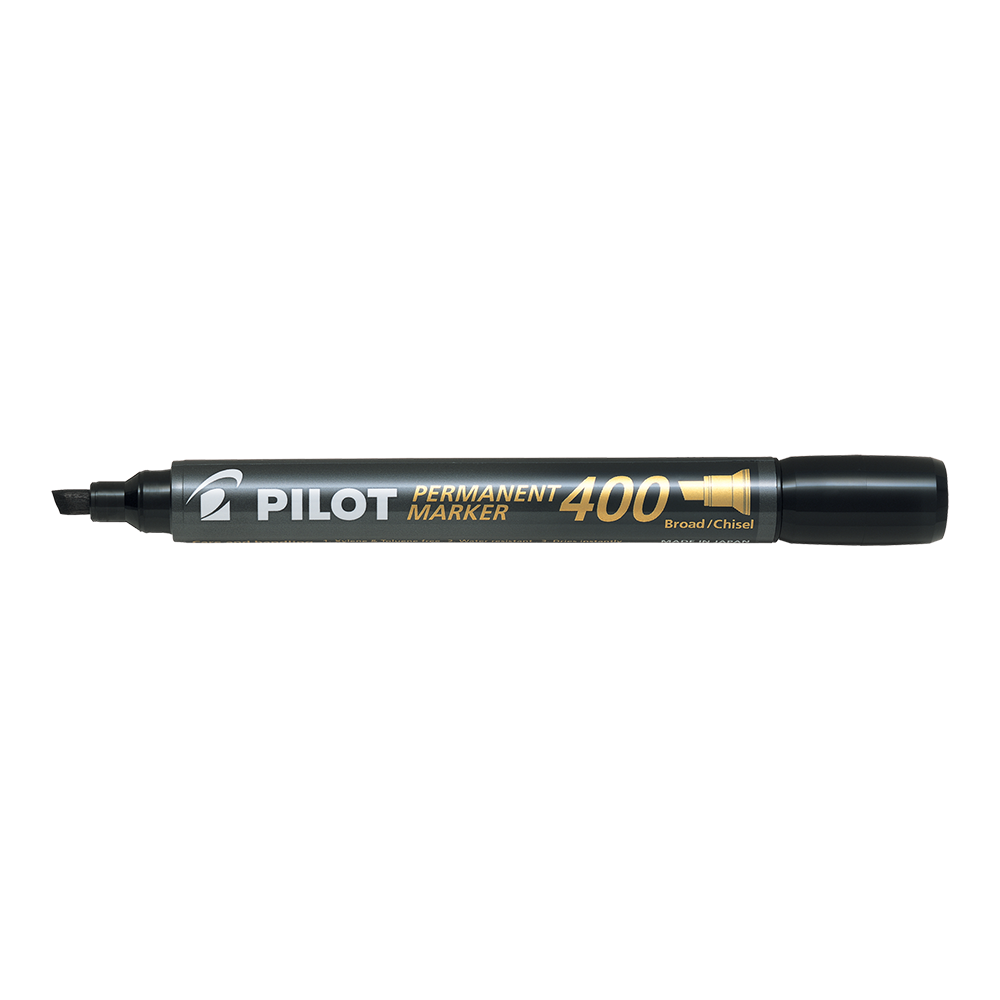 PILOT ΜΑΡΚ. ΑΝΕΞ. BROAD ΠΛΑΚΕ SCA-400 ΜΑΥΡΟΣ 12Τ.