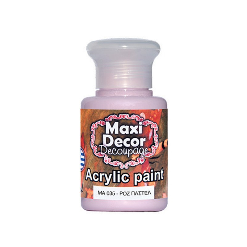 ΑΚΡΥΛΙΚΟ ΧΡΩΜΑ MA-035 60ML ΡΟΖ ΠΑΣΤΕΛ
