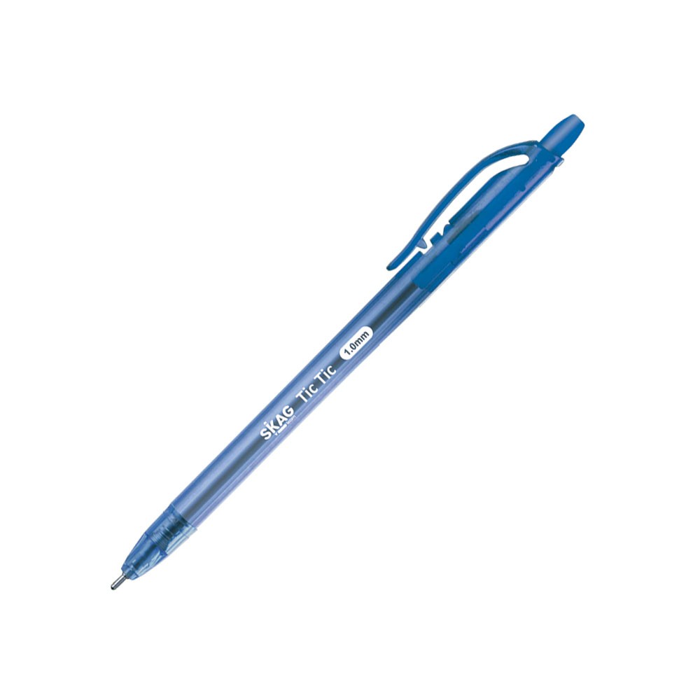 SKAG ΣΤΥΛΟ ΔΙΑΡΚΕΙΑΣ ΜΕ ΚΟΥΜΠΙ TIC TIC 0.70mm ΜΠΛΕ