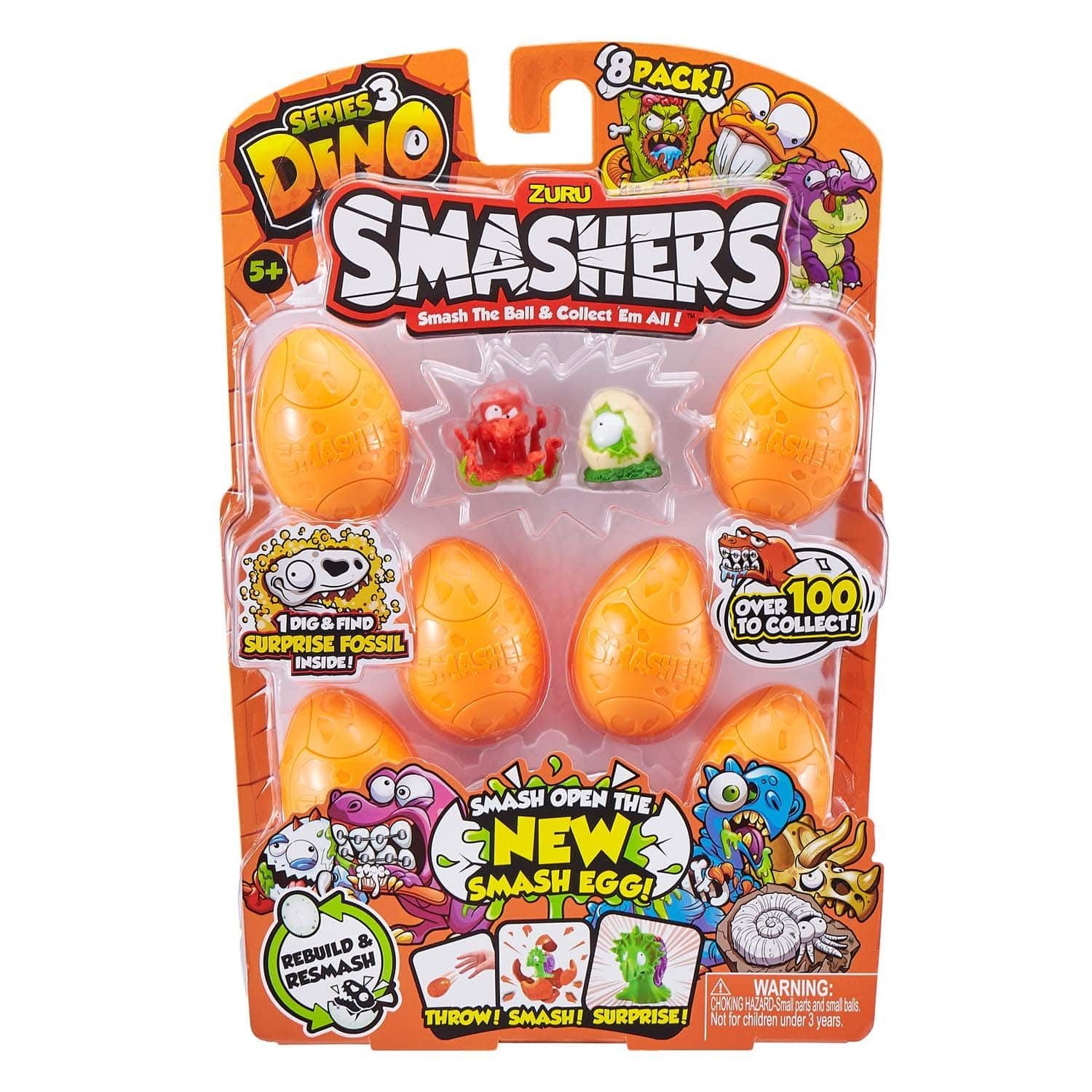 SMASHERS S3 ΣΥΣΚΕΥΑΣΙΑ ΜΕ 8 ΔΕΙΝΟΣΑΥΡΑΚΙΑ