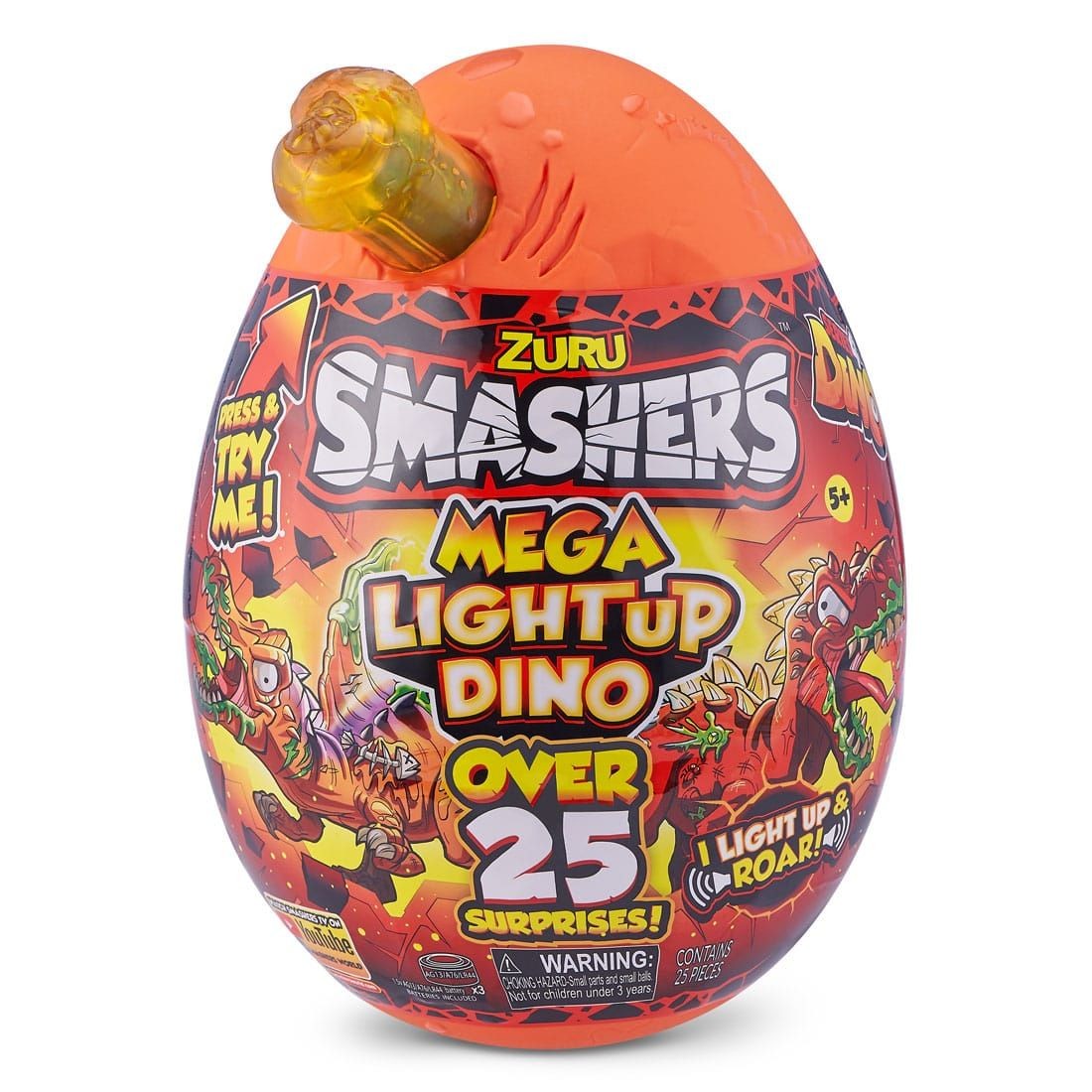 SMASHERS S4 LIGHT UP ΜΕΓΑΛΟ ΑΥΓΟ ΔΕΙΝΟΣΑΥΡΟΥ