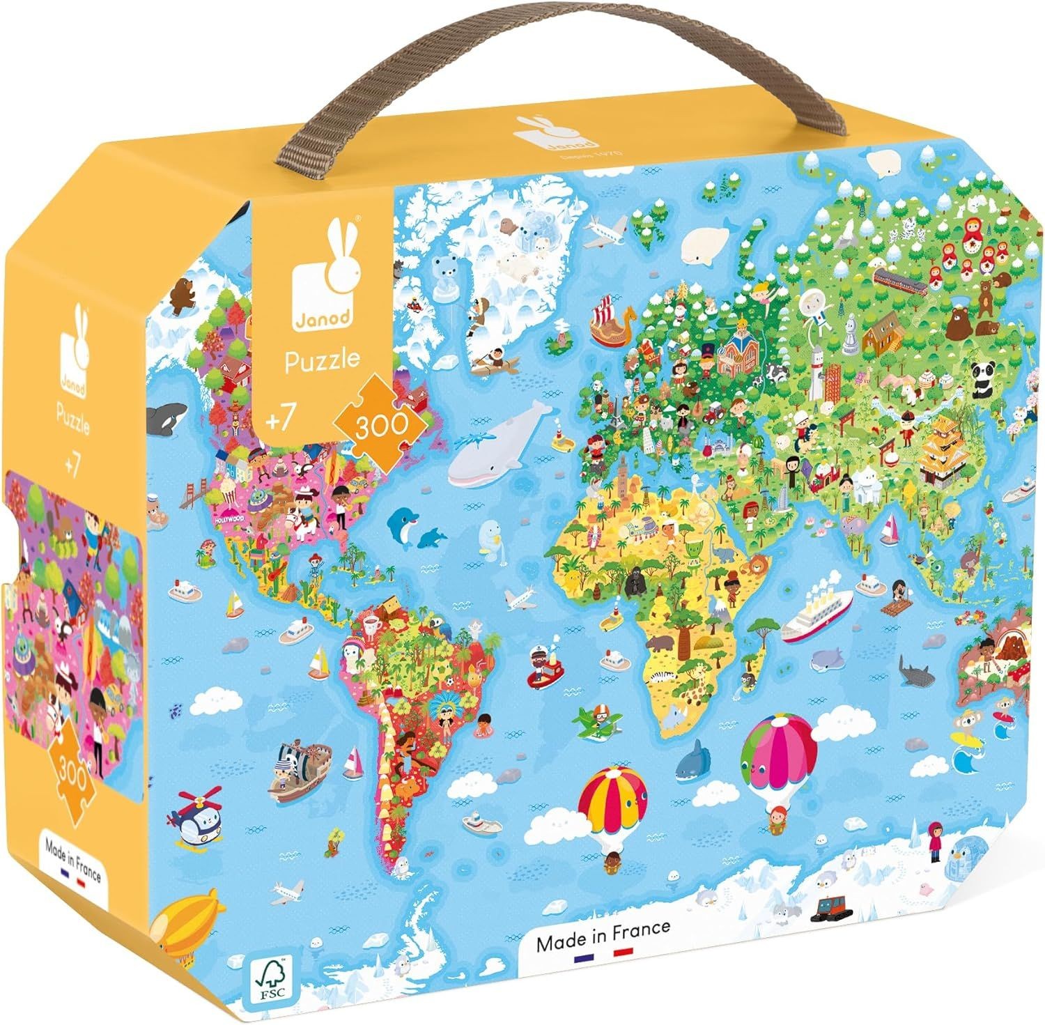 JANOD WORLD GIANT PUZZLE - 300 PCS J02656