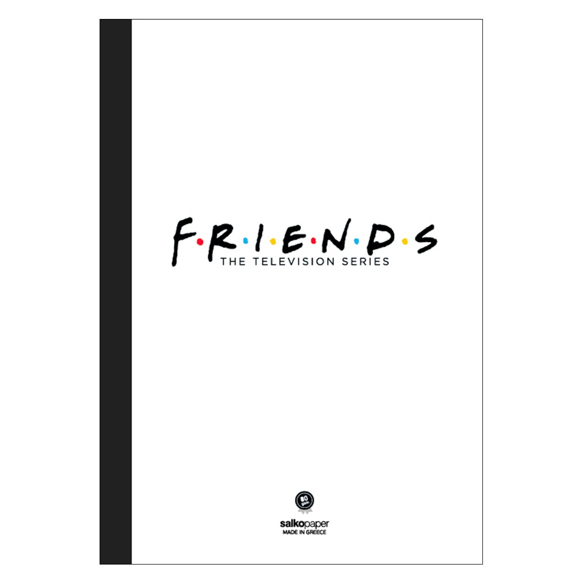 ΤΕΤΡΑΔΙΟ ΚΟΛΛΗΤΟ F.R.I.E.N.D.S 360°-Ριγέ-94Φύλλα-Διάσταση:17Χ25