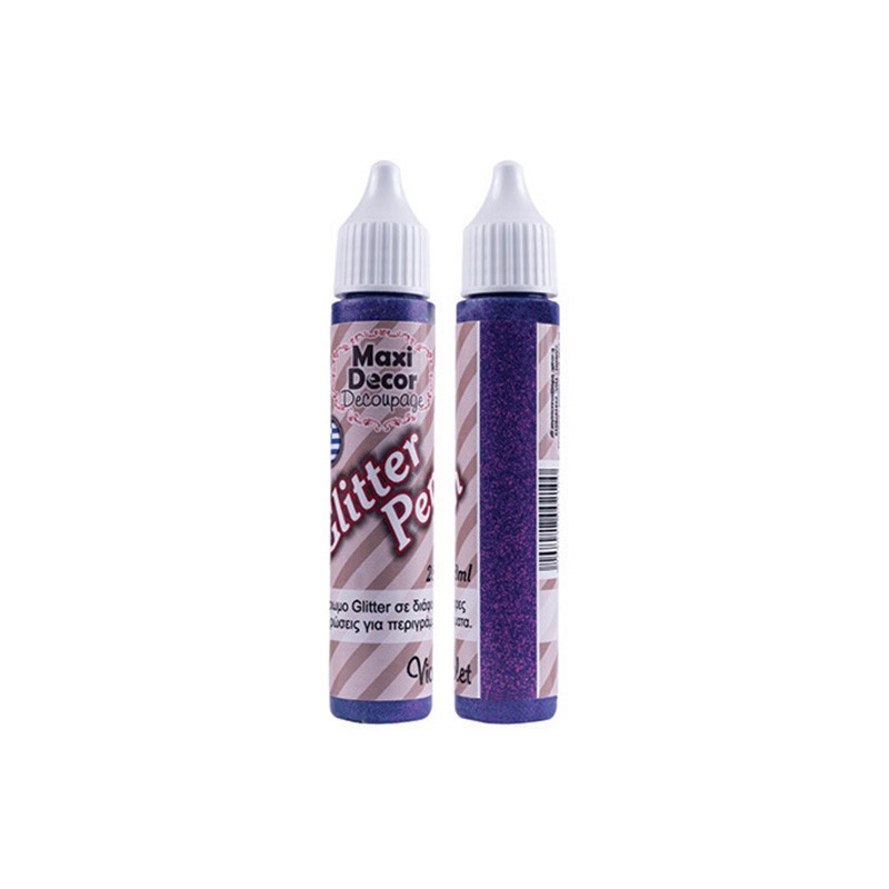 MAXI COLOR GLITTER  ΣΤΥΛΟ  ΒΙΟΛΕΤΙ       28 ML
