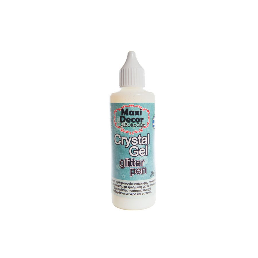 MAXI COLOR CRYSTAL GEL-GLITTER ΣΤΥΛΟ 90ML