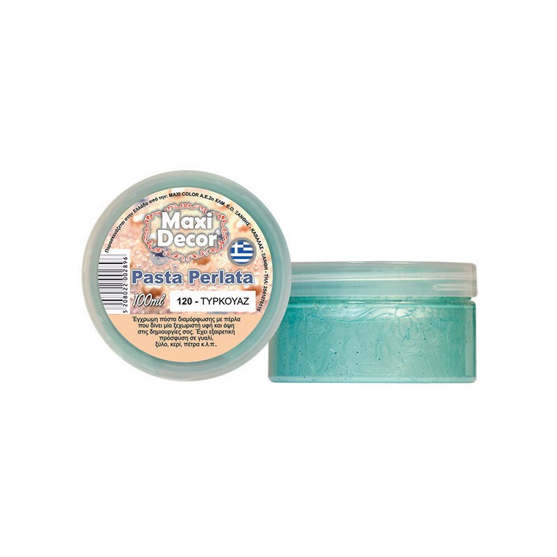 MAXI COLOR ΠΑΣΤΑ  ΠΕΡΛΕ  120 - ΤΥΡΚΟΥΑΖ 100 ML