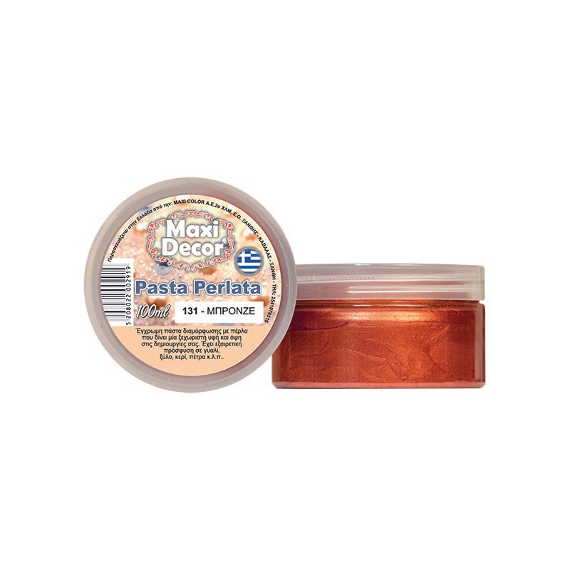 MAXI COLOR ΠΑΣΤΑ  ΠΕΡΛΕ  131 -ΜΠΡΟΝΖΕ 100 ML