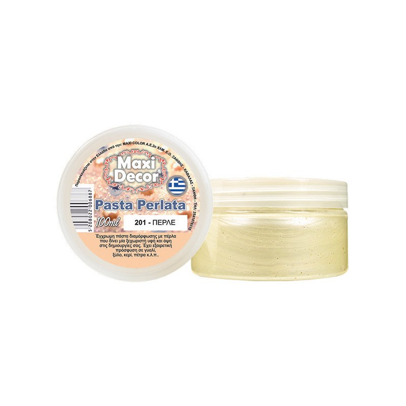 MAXI COLOR ΠΑΣΤΑ ΠΕΡΛΕ 201- ΣΑΜΠΑΝΙΖΕ 100 ML