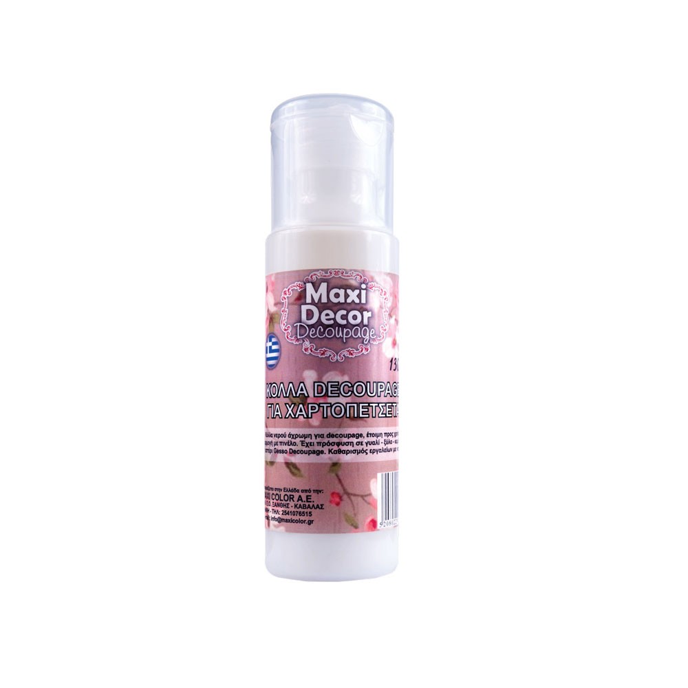 MAXI COLOR ΚΟΛΛΑ  DECOUPAGE ΧΑΡΤΟΠΕΤΣΕΤΑ   130 ML