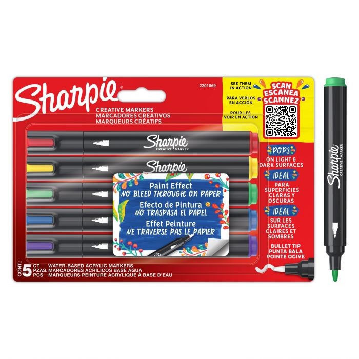 SHARPIE CREATIVE ACRYLIC M. BULLET BL5