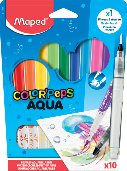 ΜΑΡΚΑΔΟΡΟΙ AQUA 2.8mm  X12 ΣΕ ΧΑΡΤΙΝΗ ΣΥΣΚΕΥΑΣΙΑ