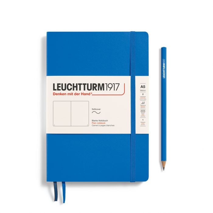 L NOTEBOOK SC A5 MED PLAIN SKY 123p