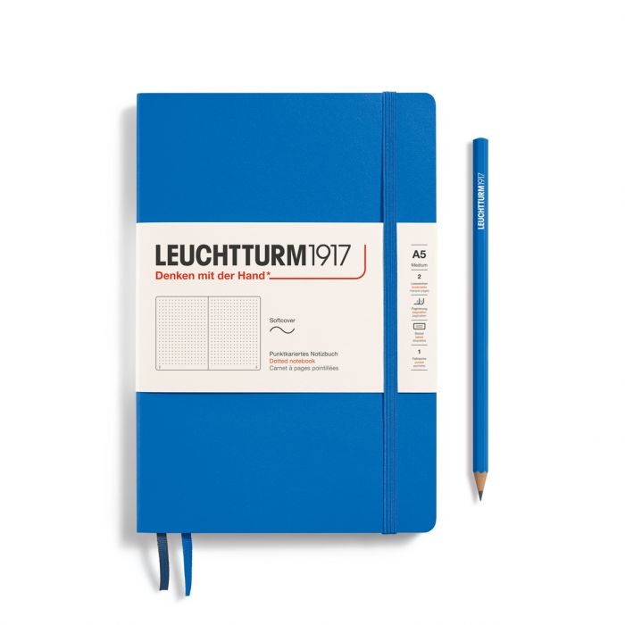 L NOTEBOOK SC A5 MED DOTTED SKY 123p