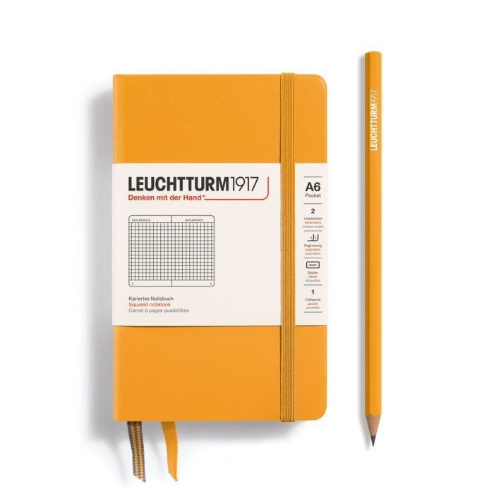 L NOTEPAD HC A6 POCKET RULED RISING SUN 184p