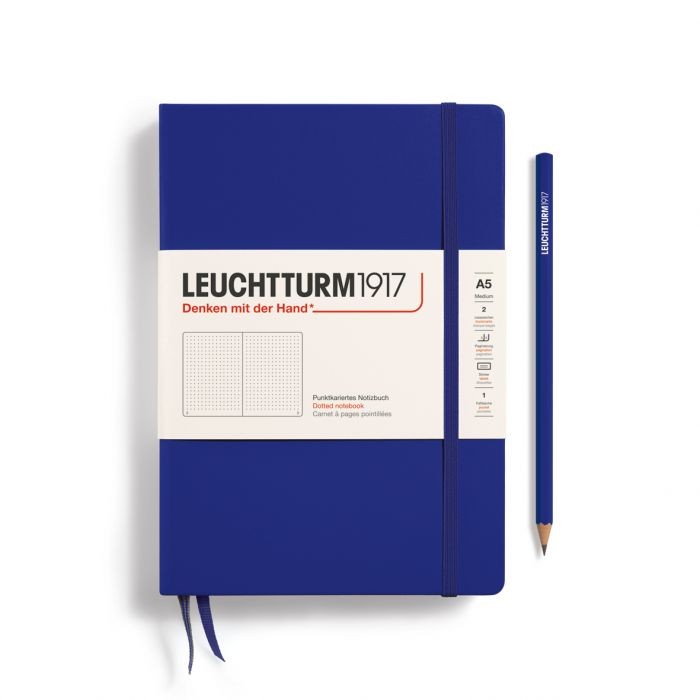 L NOTEBOOK HC A5 MED DOTTED INK 251p