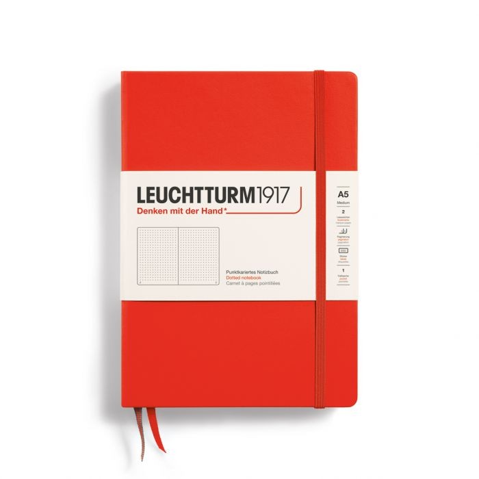 L NOTEBOOK HC A5 MED DOTTED LOBSTER 251p