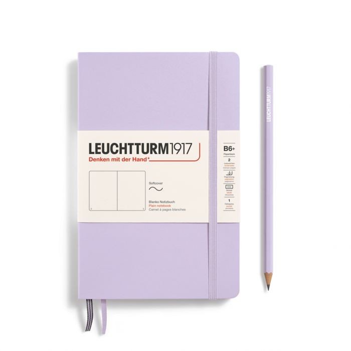 L NOTEBOOK SC B6+ PAPERBACK PLAIN LILAC 123p