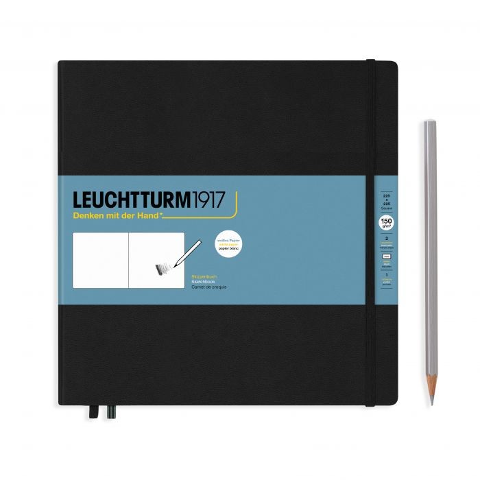 L EDITION SKETCHBOOKS SQUARE PLAIN BLACK 112p