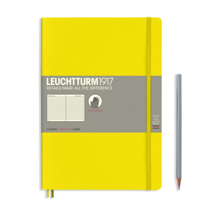 L NOTEBOOK SC B5 COMPO RULED LEMON 123p