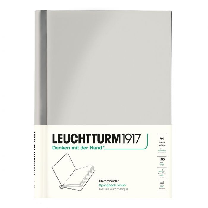 L STORAGE BINDER A4 LIGHT GREY 150sheets
