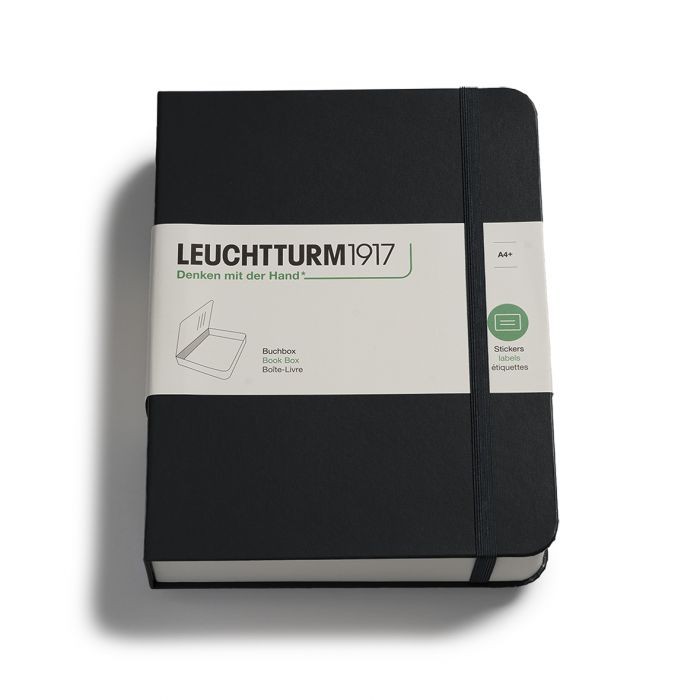L STORAGE BOOK BOX BLACK
