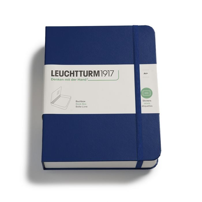 L STORAGE BOOK BOX NAVY