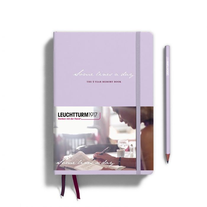 L THEMEBOOK SomeLinesADay A5 MED LILAC 365p