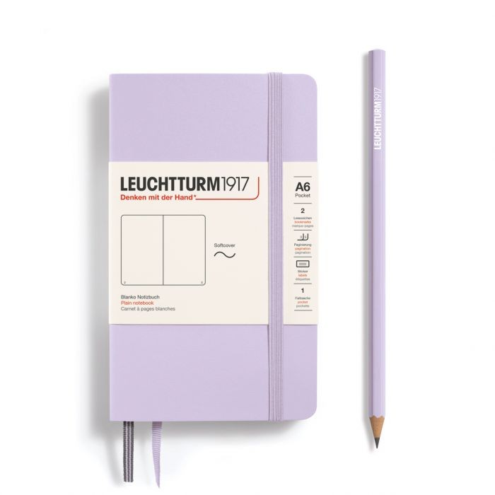 L NOTEBOOK SC A6 POCKET PLAIN LILAC 123p