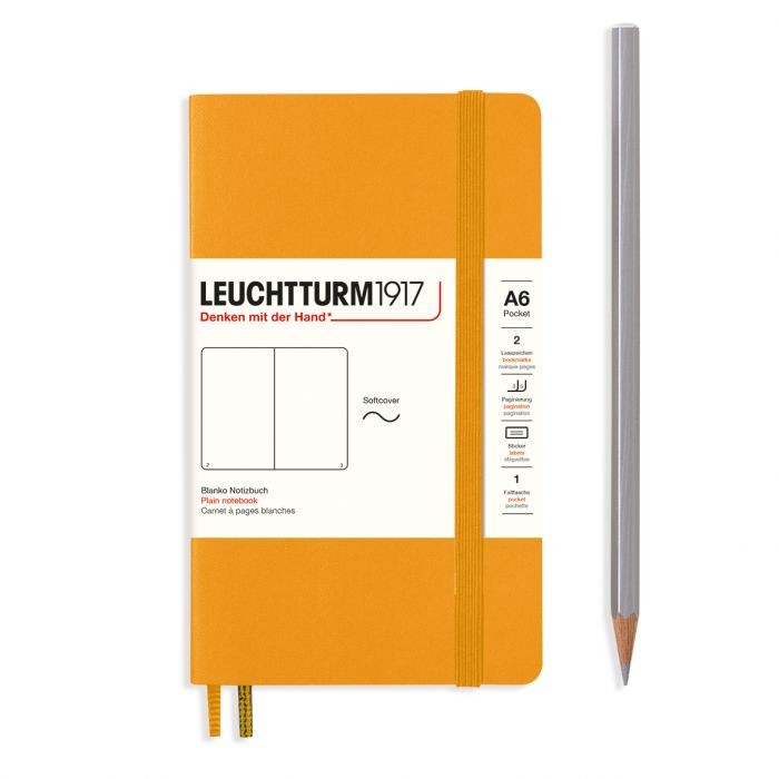 L NOTEBOOK SC A6 POCKET PLAIN RISING SUN 123p