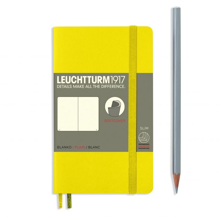 L NOTEBOOK SC A6 POCKET PLAIN LEMON 123p