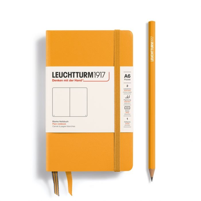 L NOTEPAD HC A6 POCKET PLAIN RISING SUN 184p
