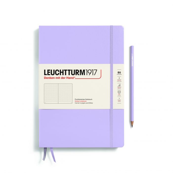 L NOTEBOOK HC B5 COMPO DOTTED LILAC 219p