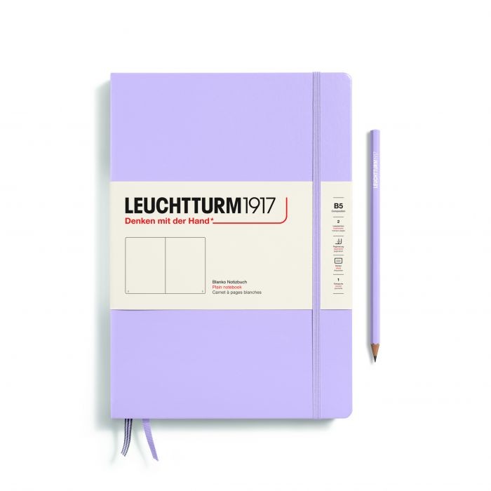 L NOTEBOOK HC B5 COMPO PLAIN LILAC 219p