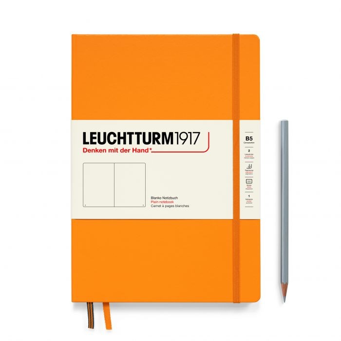 L NOTEBOOK HC B5 COMPO PLAIN RISING SUN 219p