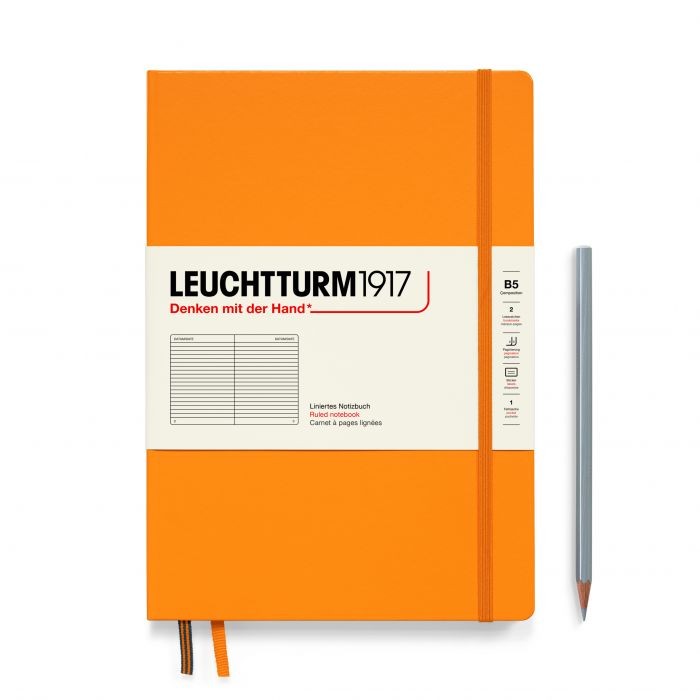 L NOTEBOOK HC B5 COMPO RULED RISING SUN 219p