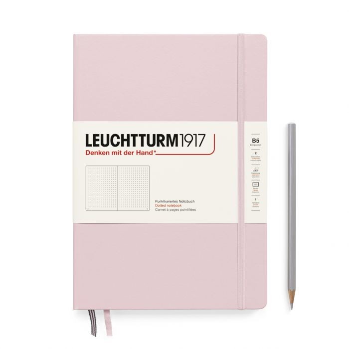 L NOTEBOOK HC B5 COMPO DOTTED POWDER 219p