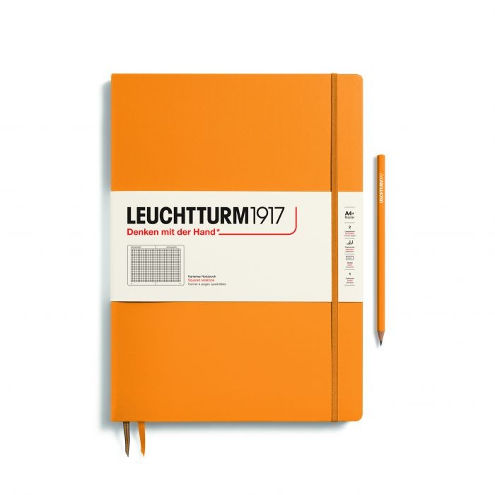 L NOTEBOOK HC A4+SL SQUARED RISING SUN123p