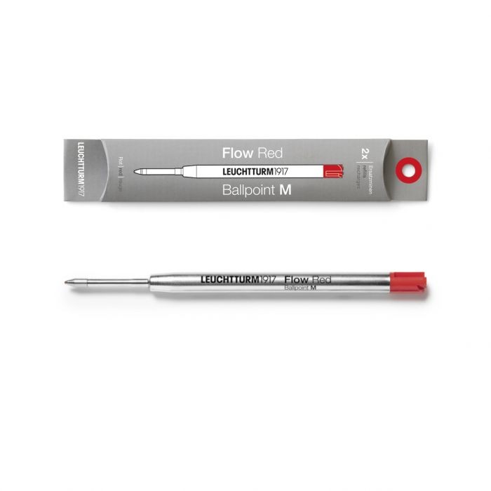 L REFILL BALLPEN RED MED BL2 Box10