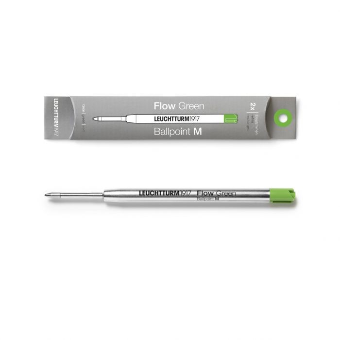 L REFILL BALLPEN GREEN MED BL2 Box10
