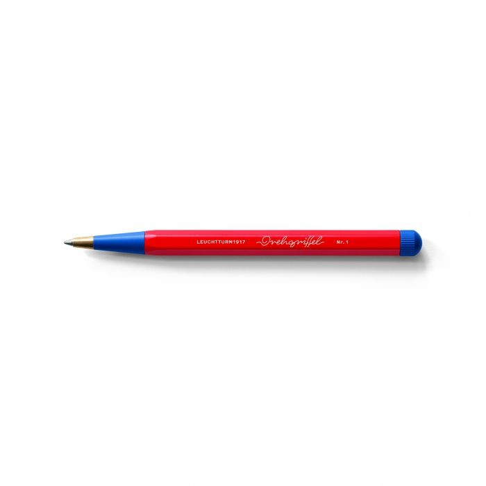 L DREHGRIFFEL Nr.1 BPen BAUHAUS EDITION RED/ROYAL BLUE
