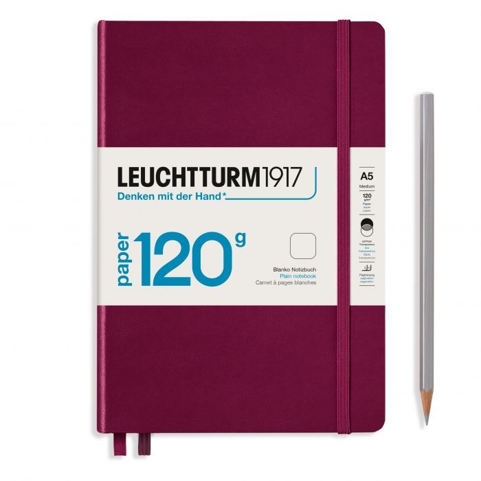 L EDITION 120G A5 MED PLAIN PORT RED 203p