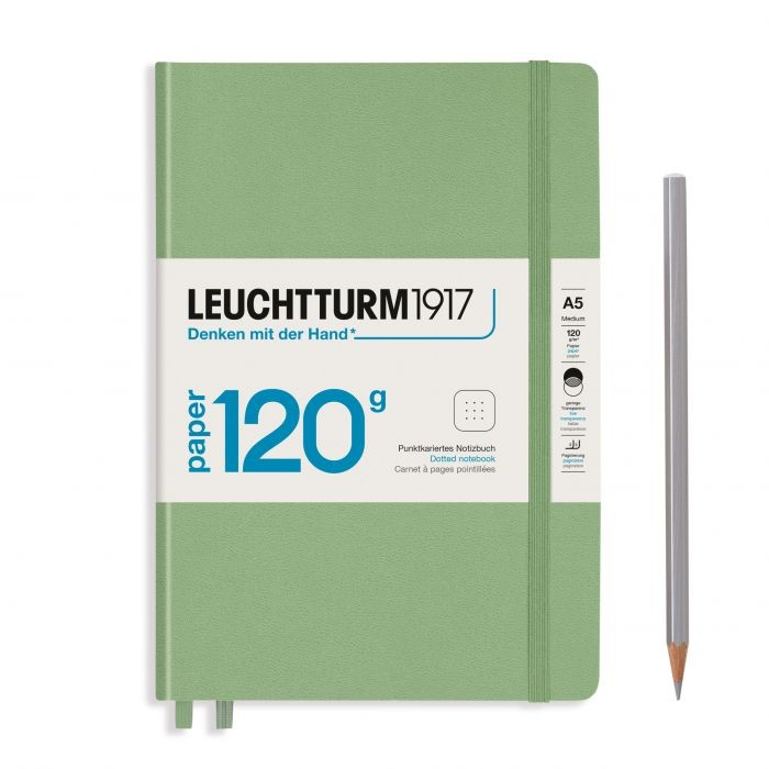 L EDITION 120G A5 MED DOTTED SAGE 203p