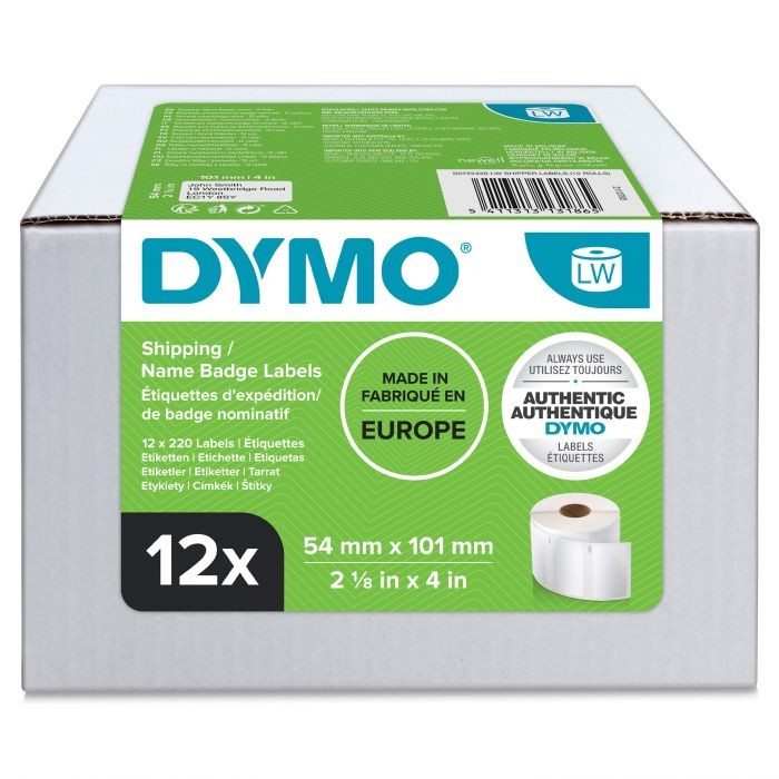 D 13186 LW SHIPPING LABELS 101x54 12R