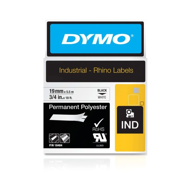 RHINO D18484 19mX5.5Μ PERM PSTER WHITE