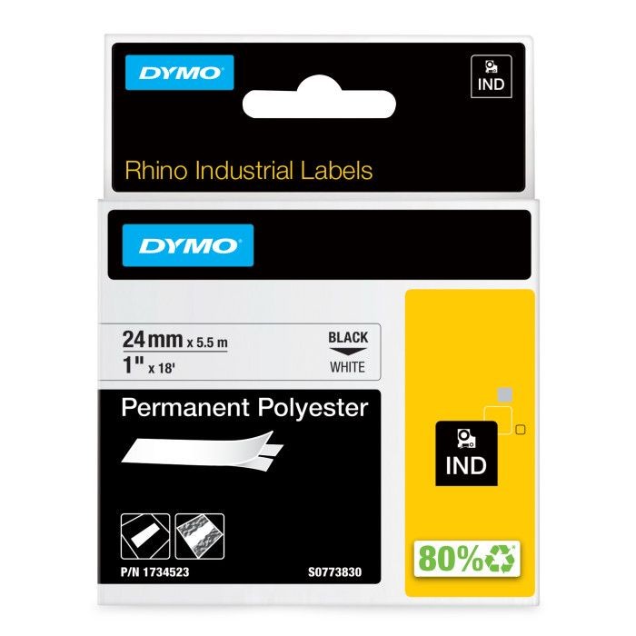 RHINO 1734523 24mX5.5Μ PERM PSTER WHITE
